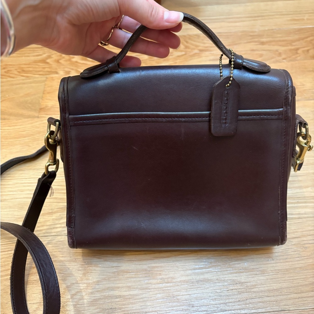 Vintage Coach Mini Satchel - Picture 6 of 6